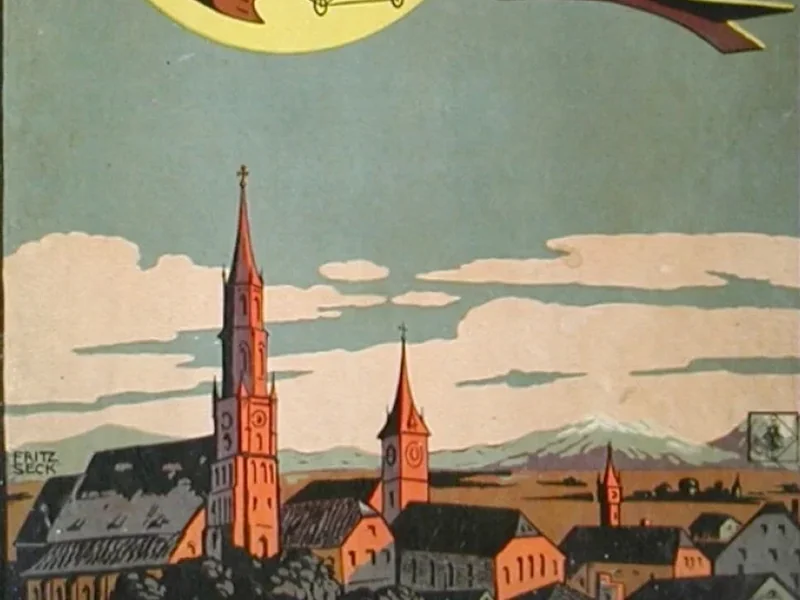 1870-Fritz Seck - In aeroplano verso la Luna